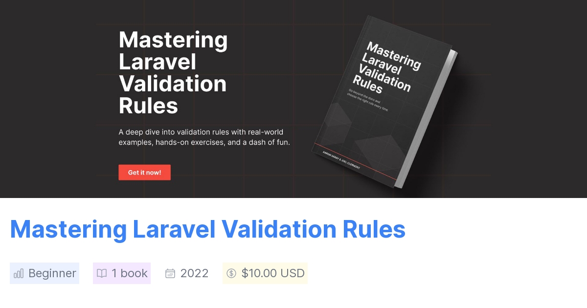 Mastering Laravel Validation Rules - Laravel Courses